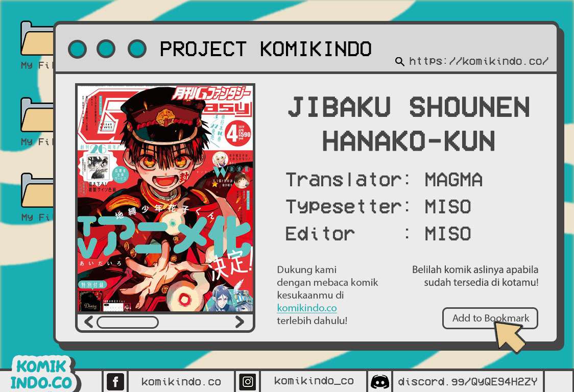 Jibaku Shounen Hanako-kun Chapter 15 Gambar 1